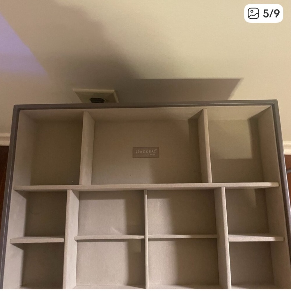 The Container Store Supersize Stacker, taupe - Picture 3 of 3